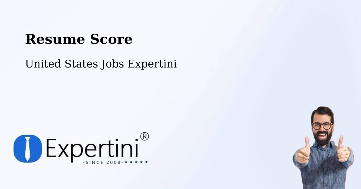 Resume Score & Job Description Match Tool – Placitas - United States Jobs Expertini